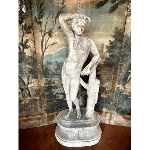 APOLLON, SCULPTURE DE JARDIN, VERS 1900