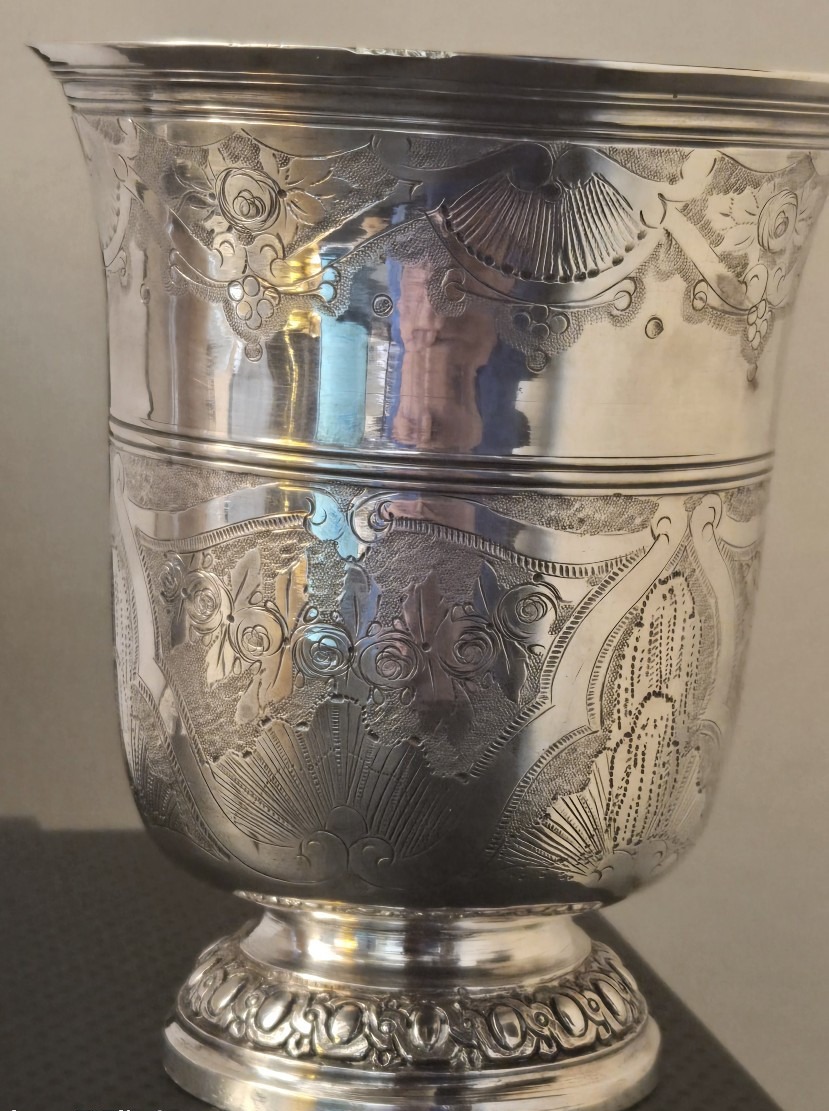 timbale en argent  XVIII°-photo-2