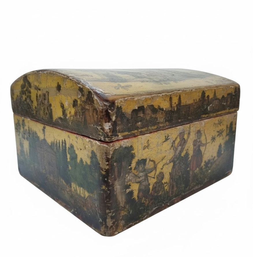 Coffret à perruque en Arte povera-photo-3