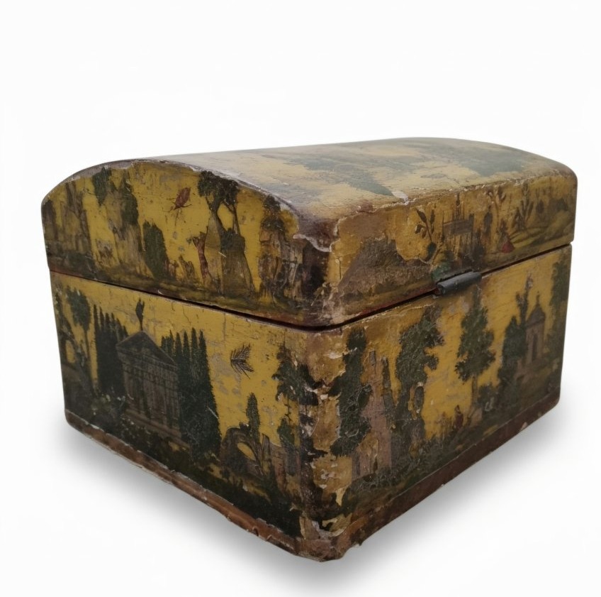 Coffret à perruque en Arte povera-photo-4