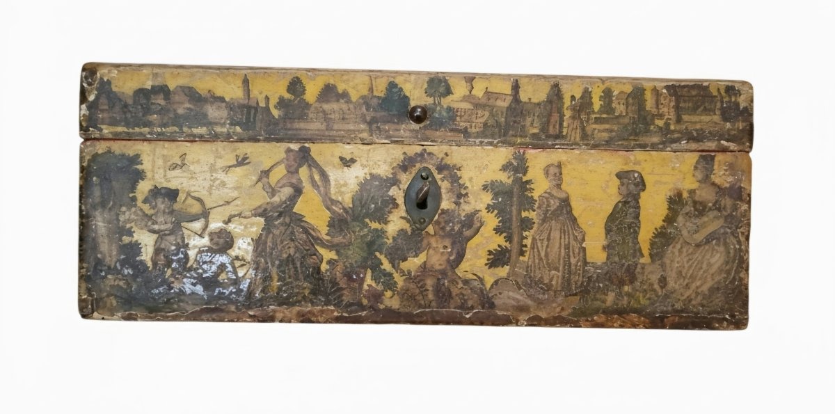 Coffret à perruque en Arte povera-photo-2