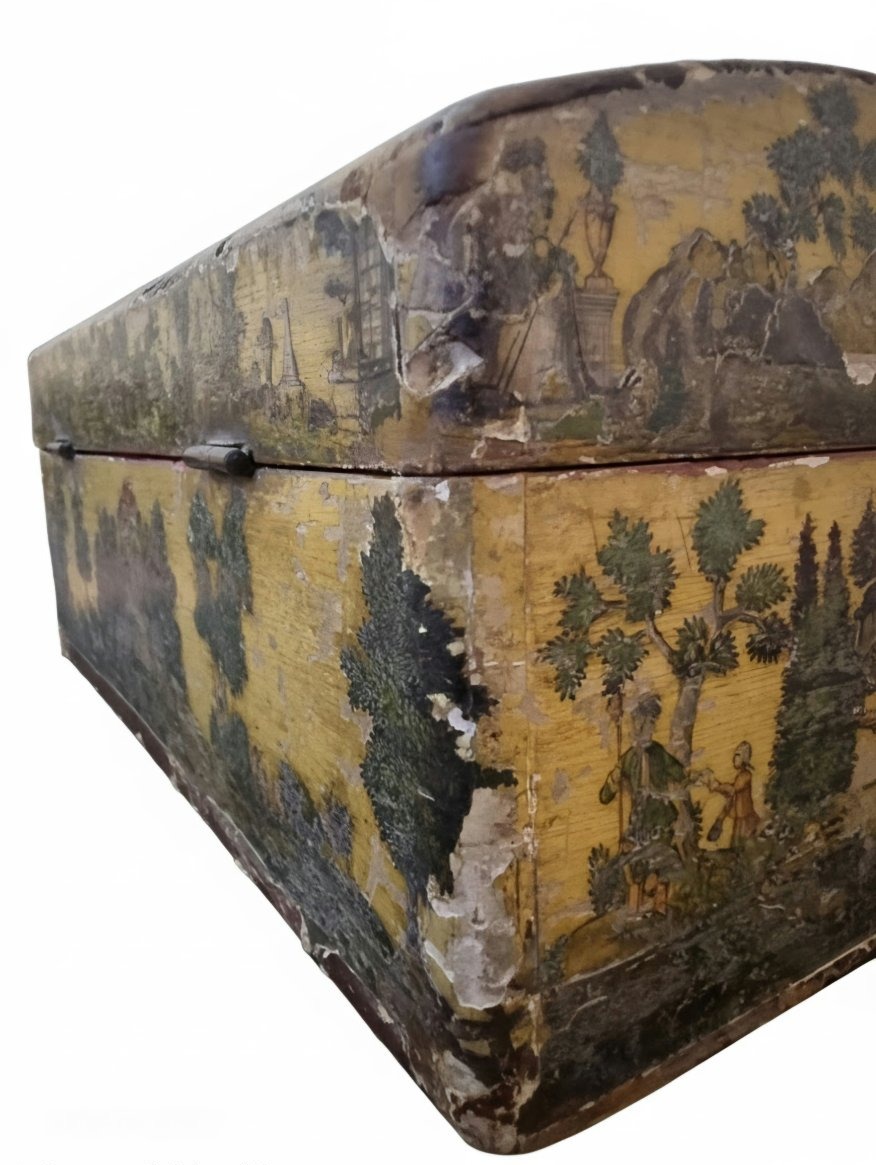 Coffret à perruque en Arte povera-photo-5
