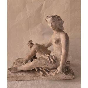 Projet de statue en plâtre