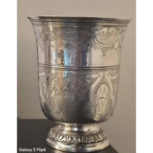 timbale en argent  XVIII°