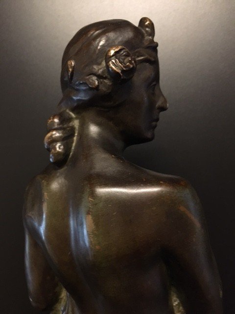 Patinated Bronze Eugène Canneel-photo-2
