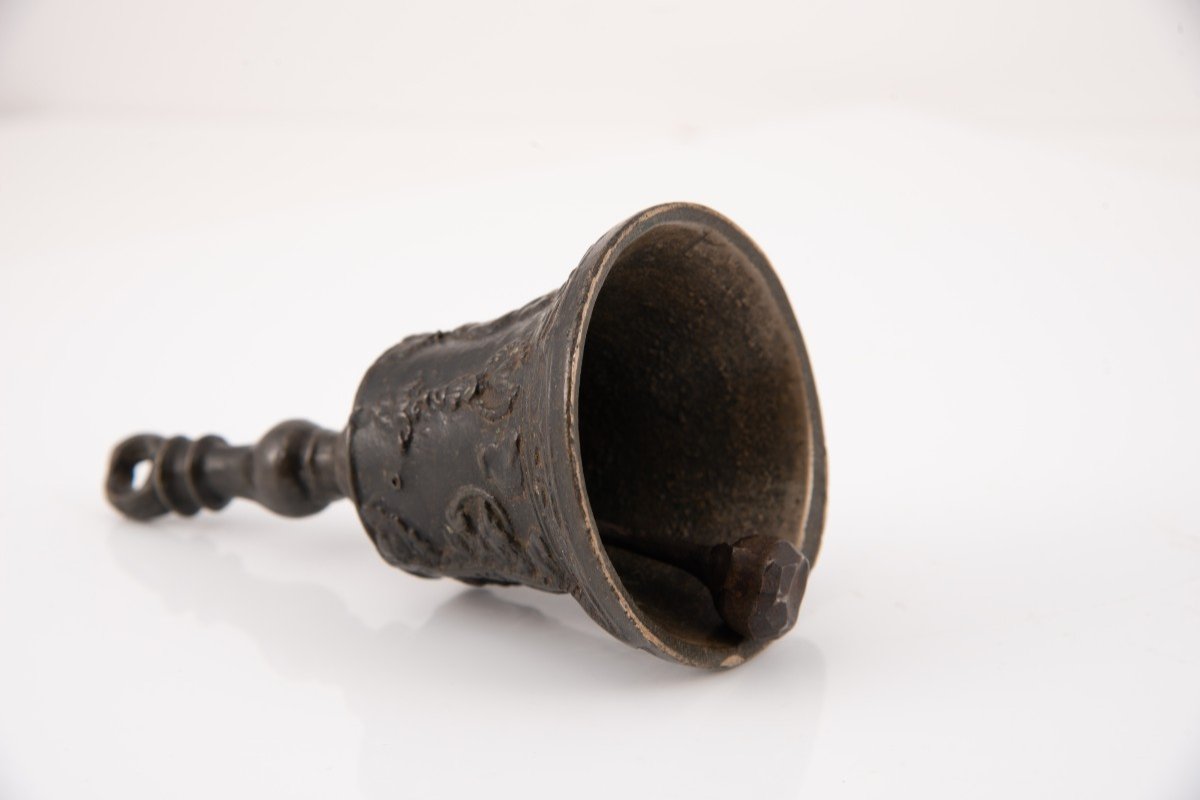 Cloche à Main Ou Cloche, « De Malinas ». Bronze. XVIe Siècle. -photo-5