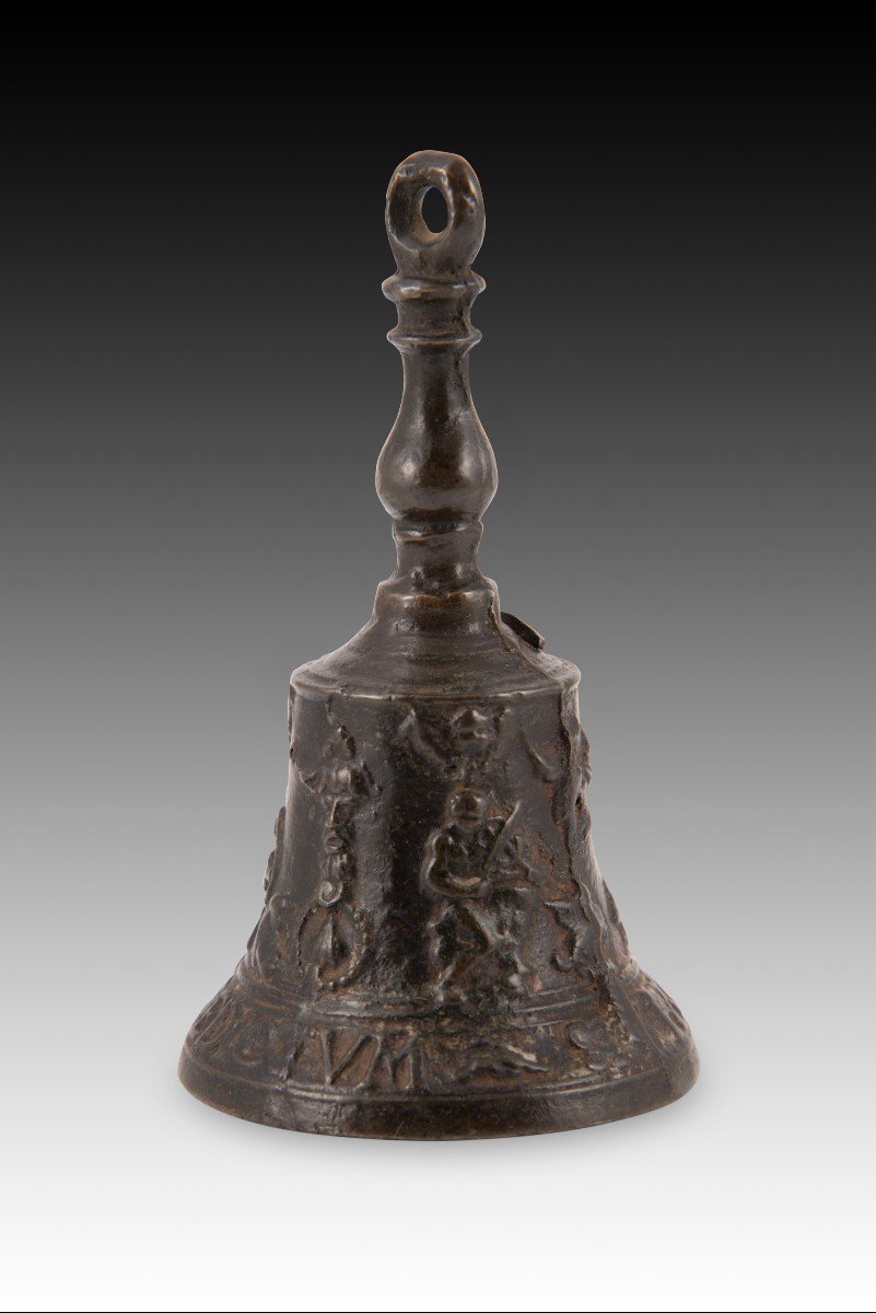Cloche à Main Ou Cloche, « De Malinas ». Bronze. XVIe Siècle. 
