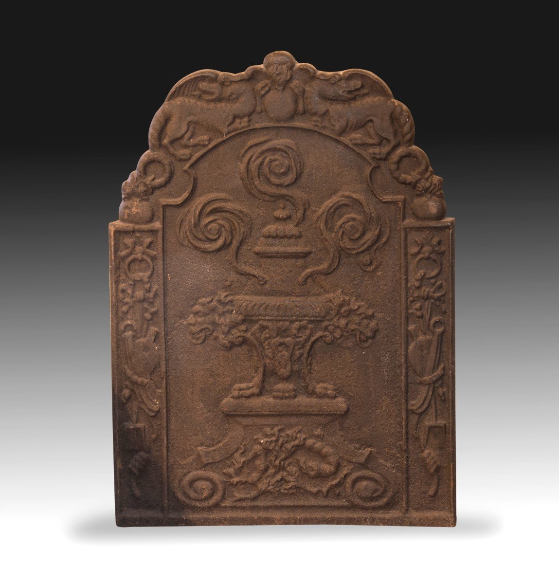 Panneau De Cheminée. Métal. XIXème Siècle. 
