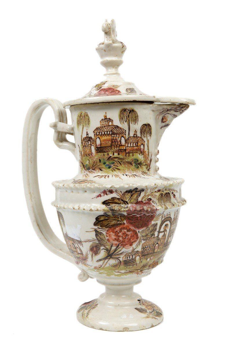 Cruche De Villafeliche, Aragon, XVIIIe Siècle. Céramique émaillée. -photo-2