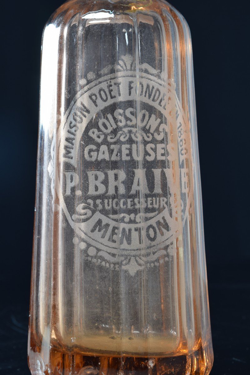 Siphon. Glass And Metal. Circa 1920. Maison Poët Founded In 1860... -photo-6