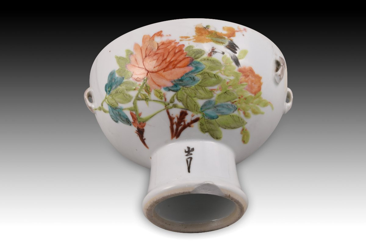  Haisen. Painted Glazed Porcelain. Japan, Possibly Early To Mid-20th Century.-photo-3