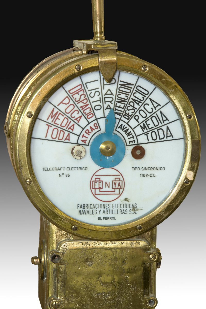Télégraphe électrique De Type Synchrone Pour Pont De Navire. Fenya, Fabricaciones Eléctricas, N-photo-1