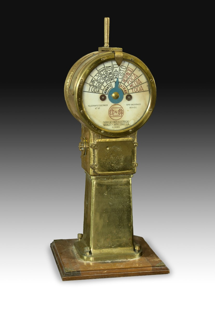 Télégraphe électrique De Type Synchrone Pour Pont De Navire. Fenya, Fabricaciones Eléctricas, N