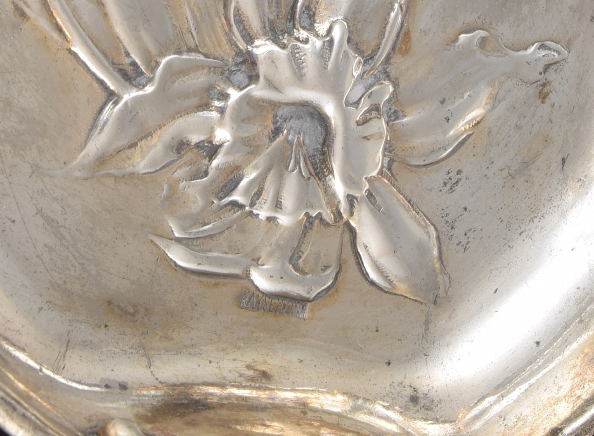 Modernist Style Tray (jugendstil Art Nouveau). Pewter. Kayserzinn, Germany, Circa 1900. -photo-2