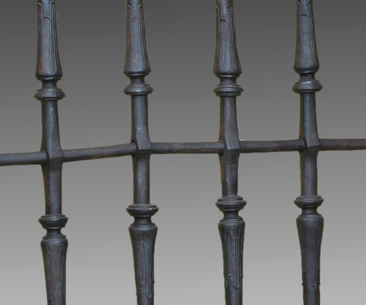 Grille. Fer Forgé. Espagne, XVIIe Siècle.-photo-4