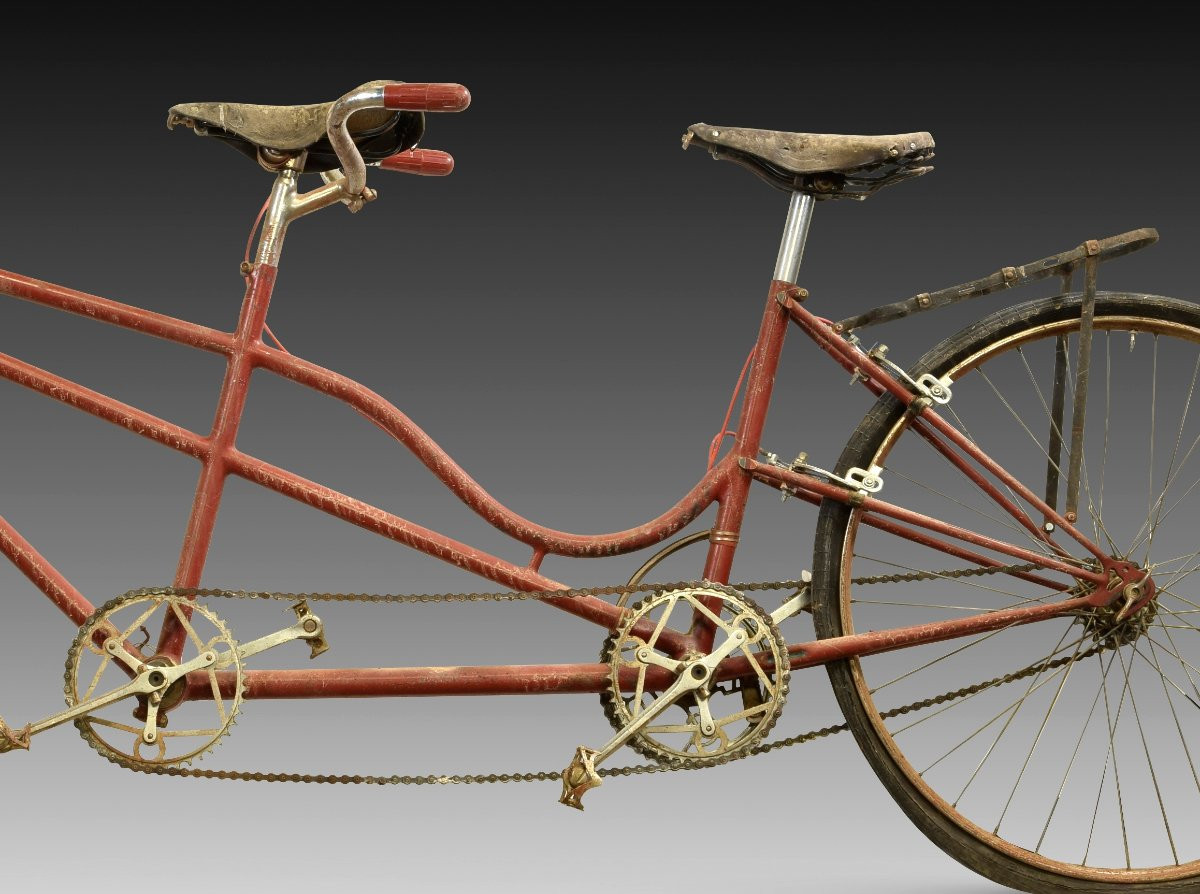 Myquel Tandem Bicycle. Madrid, Spain, Mid-20th Century. -photo-4