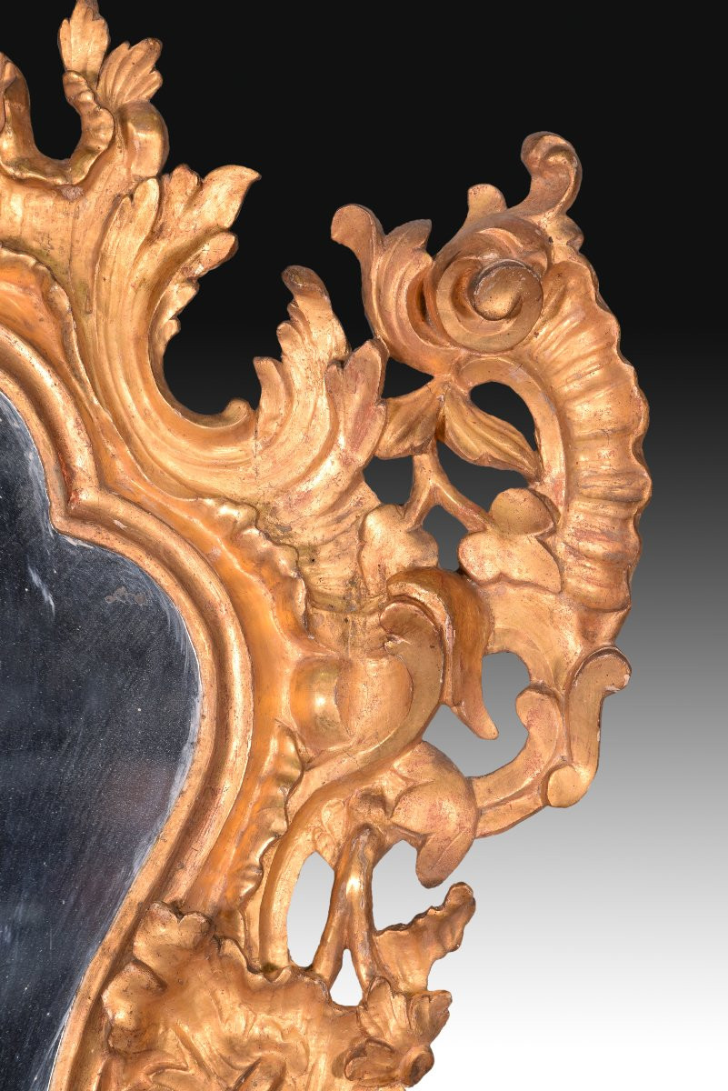 Pair Of Cornucopias. Carved And Gilded Wood. 18th Century.  -photo-1