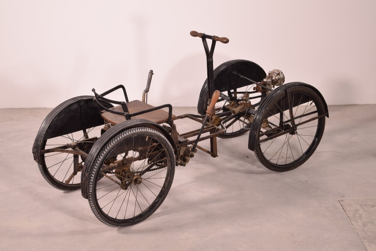 Hand-operated Irish Mail Car. First Half Of The 20th Century.  -photo-3
