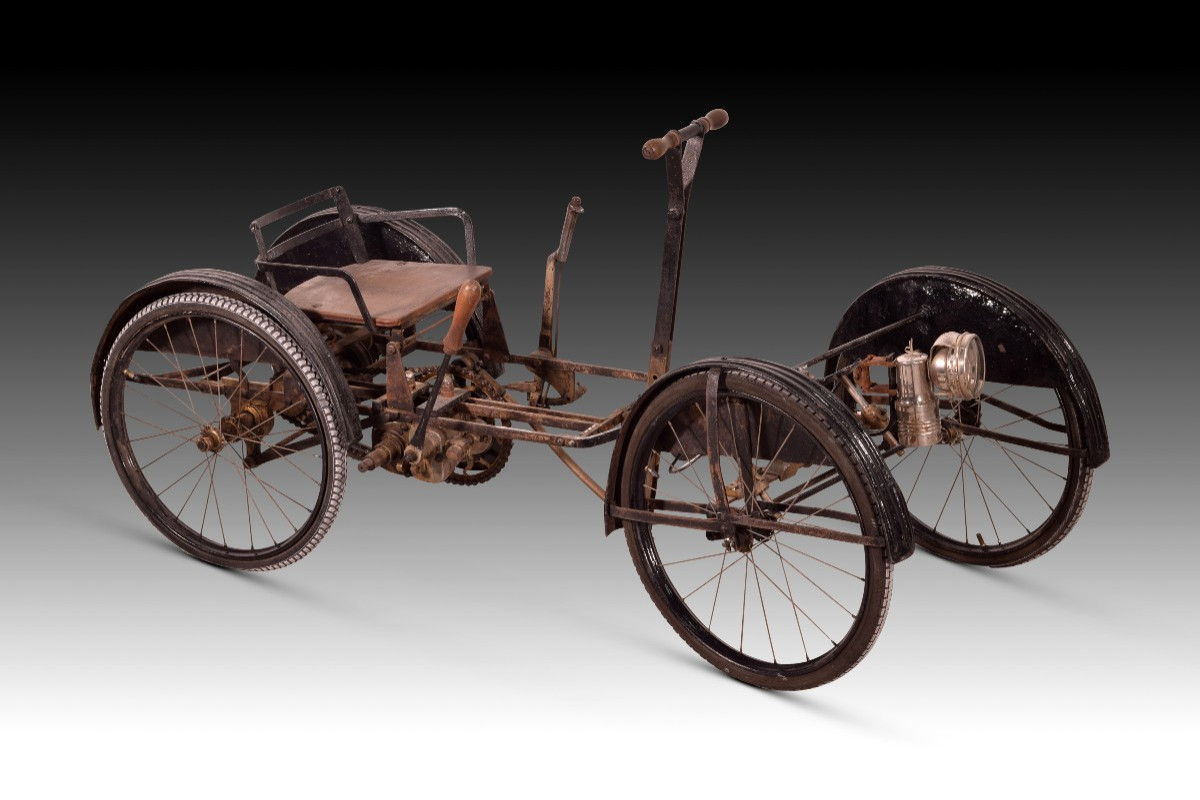 Hand-operated Irish Mail Car. First Half Of The 20th Century.  