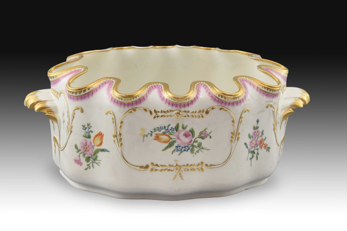 Glass Icebox Or Cooler. Buen Retiro (madrid, Spain), Circa 1784-1803.-photo-3