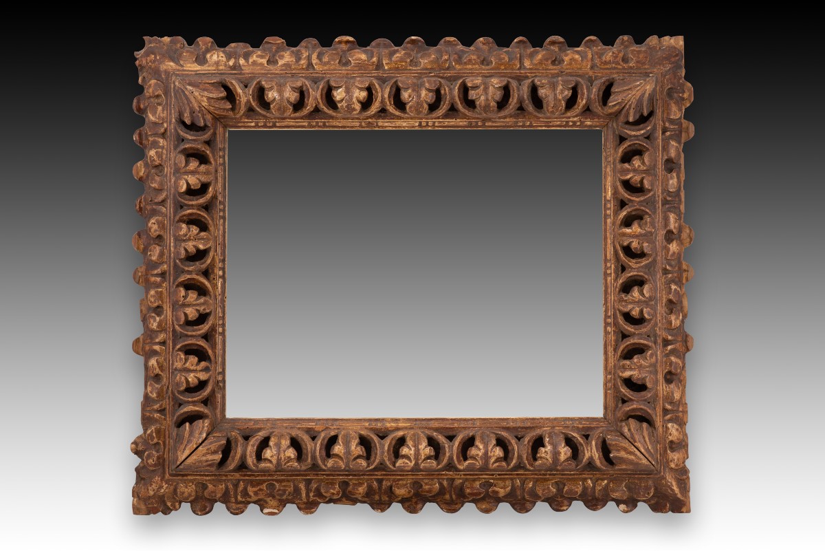 Frame. Carved Wood. 18th Century. 