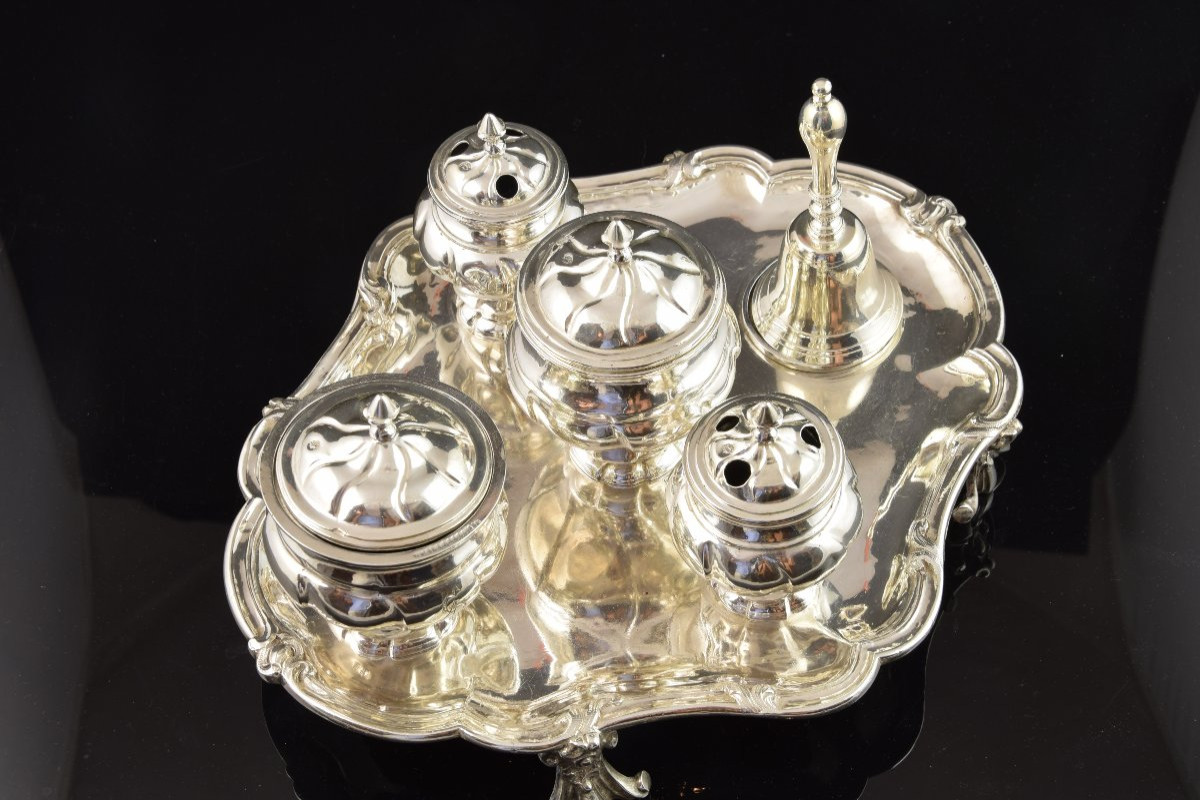 Silver Writing Set. Cordoba (spain). 18th Century.-photo-2