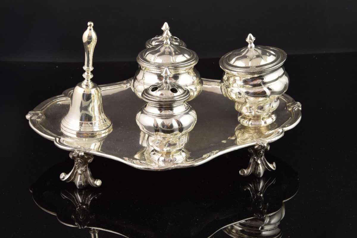 Silver Writing Set. Cordoba (spain). 18th Century.-photo-3