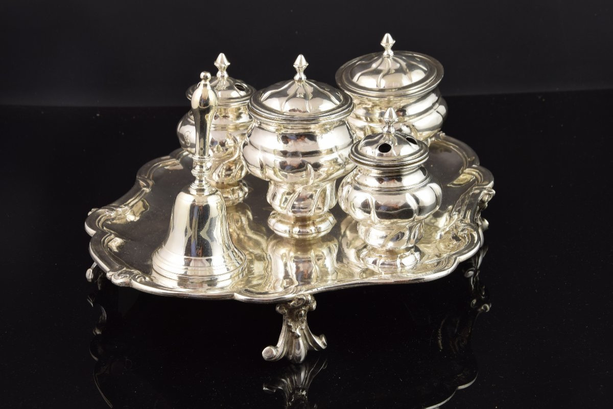 Silver Writing Set. Cordoba (spain). 18th Century.-photo-4