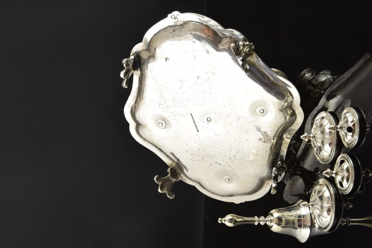 Silver Writing Set. Cordoba (spain). 18th Century.-photo-2