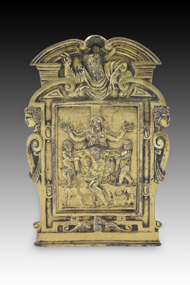 Peace Bearer, Pietà. Gilded Bronze. Probably Rome, Last Third Of The 16th Century-17th Century.