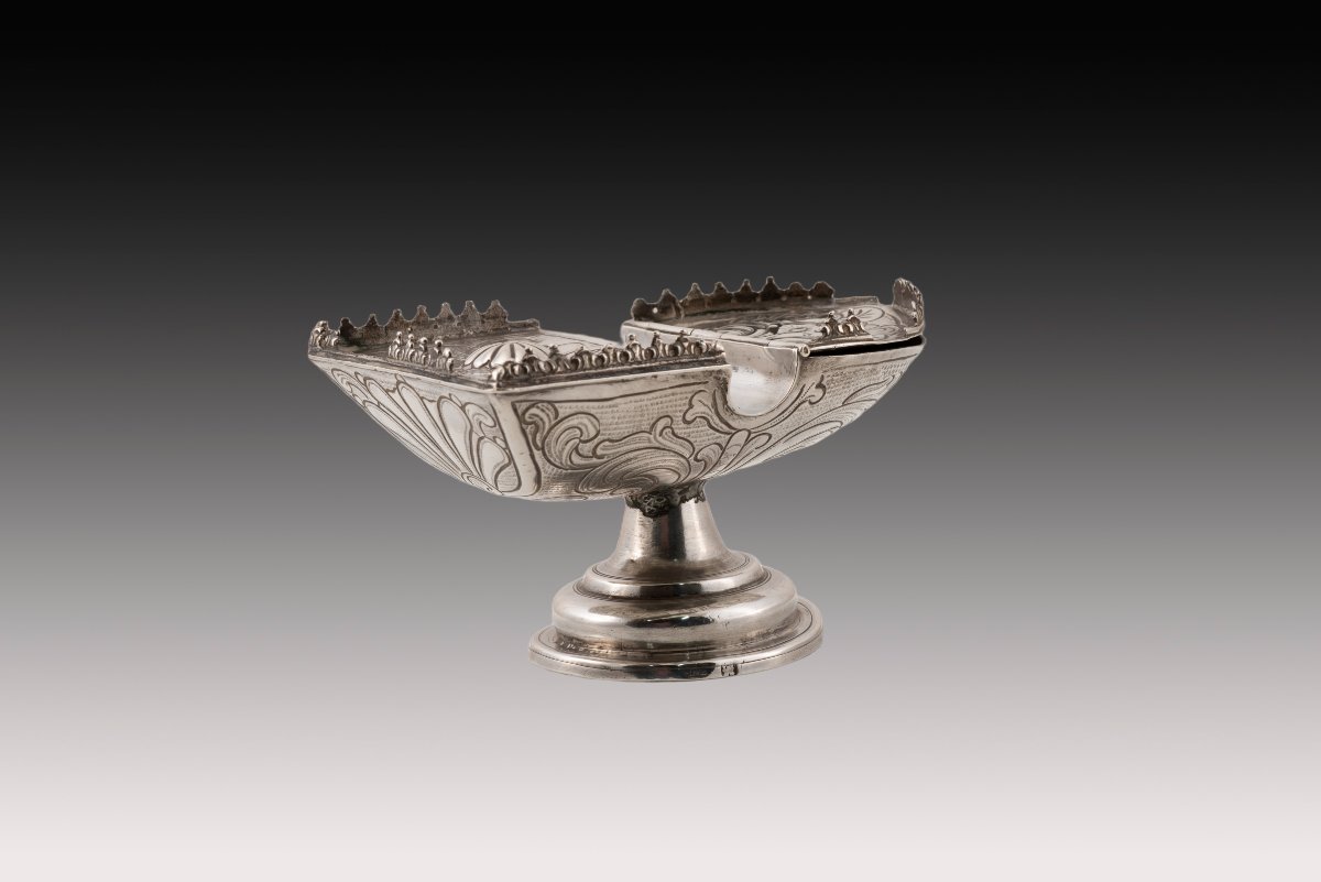 Small Nave. Money. Sanz De Velasco, Juan Antonio. Valladolid, Spain, 18th Century. -photo-5