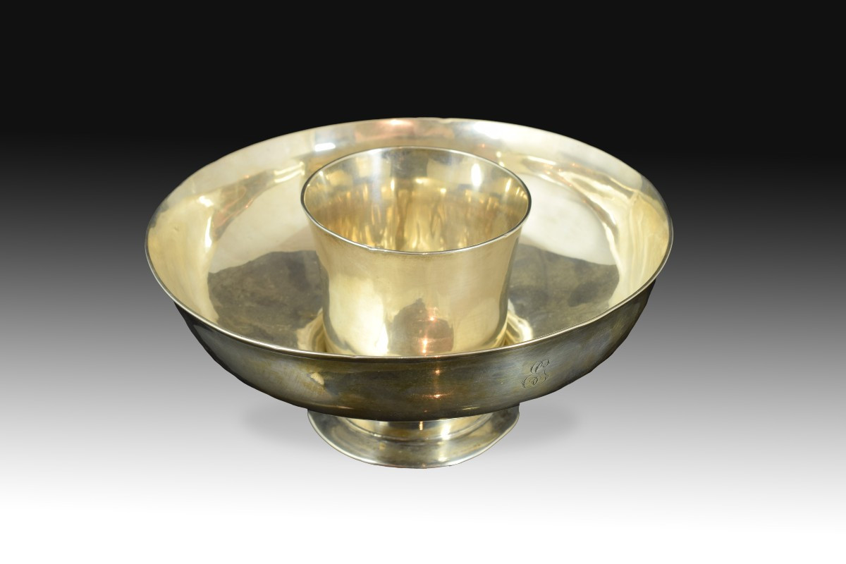 Mouthwash. Silver In Color. Barcelona, 18th Century. 