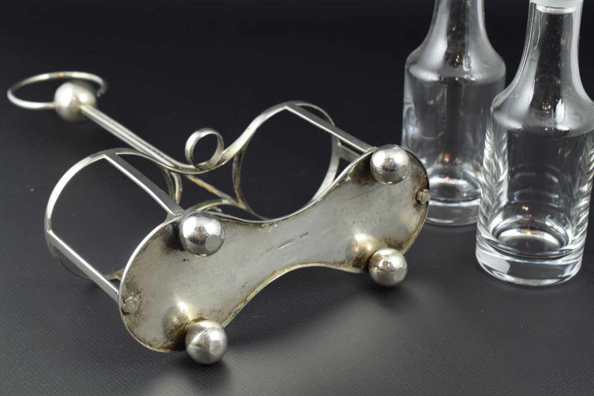  Vinegar Makers' Convoy. Contrast By García Calvo, Valladolid, 1900. With Hallmarks. -photo-1