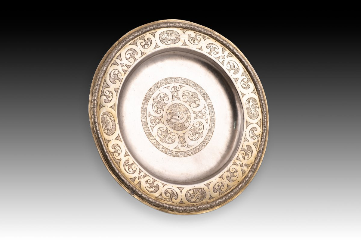 Salvo Or Salvo With A Base. Silver. Zaragoza, 17th Century. -photo-2