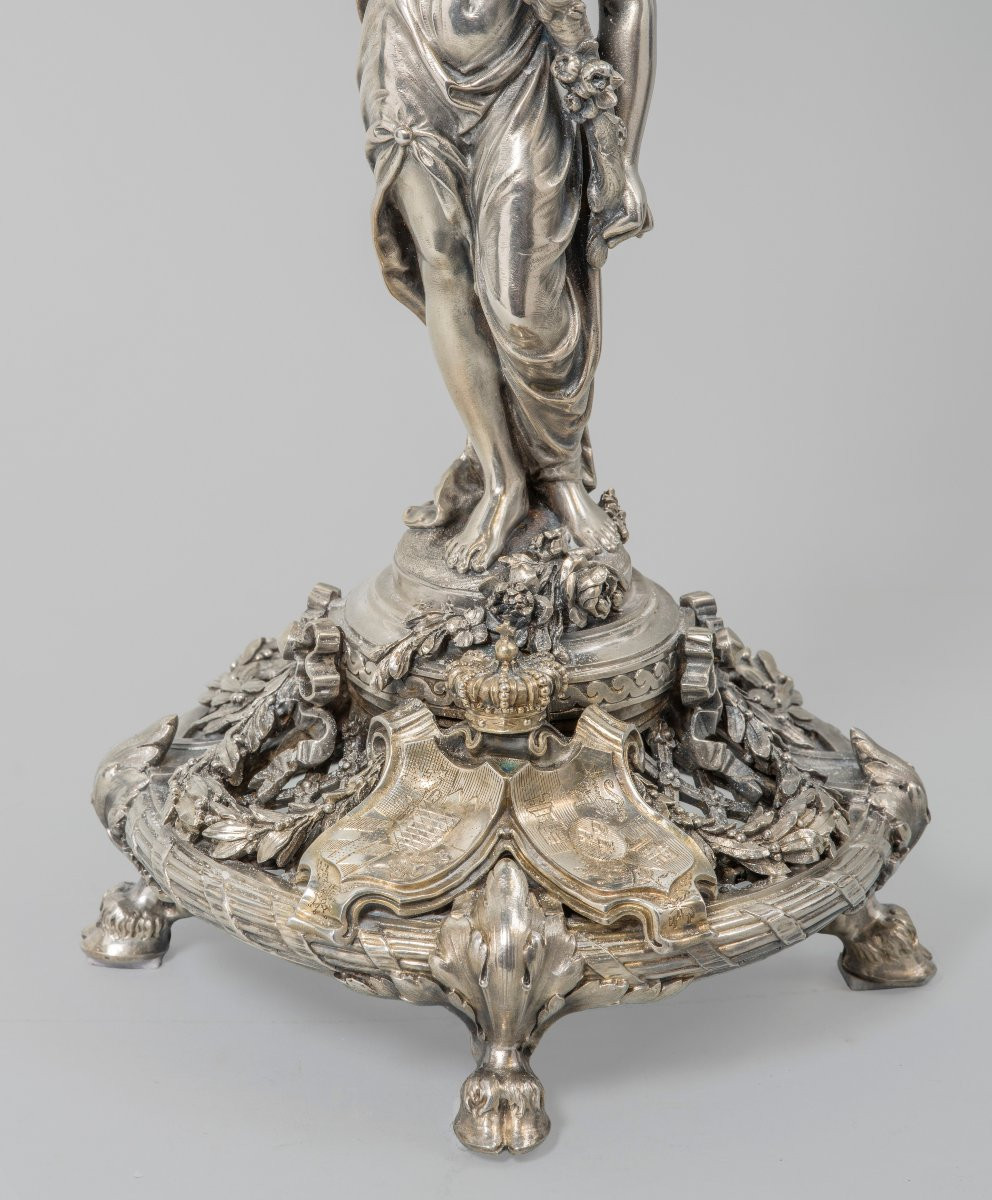 Ensemble de table « Surtout ». Date : vers 1900. Auteur : Émile Froment-Meurice .-photo-4