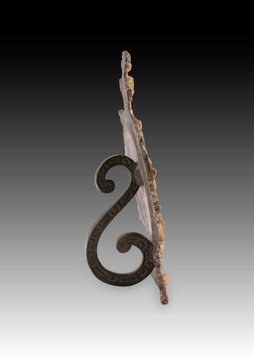 Pax. Bronze. Spanish School, 16th Century.  -photo-4