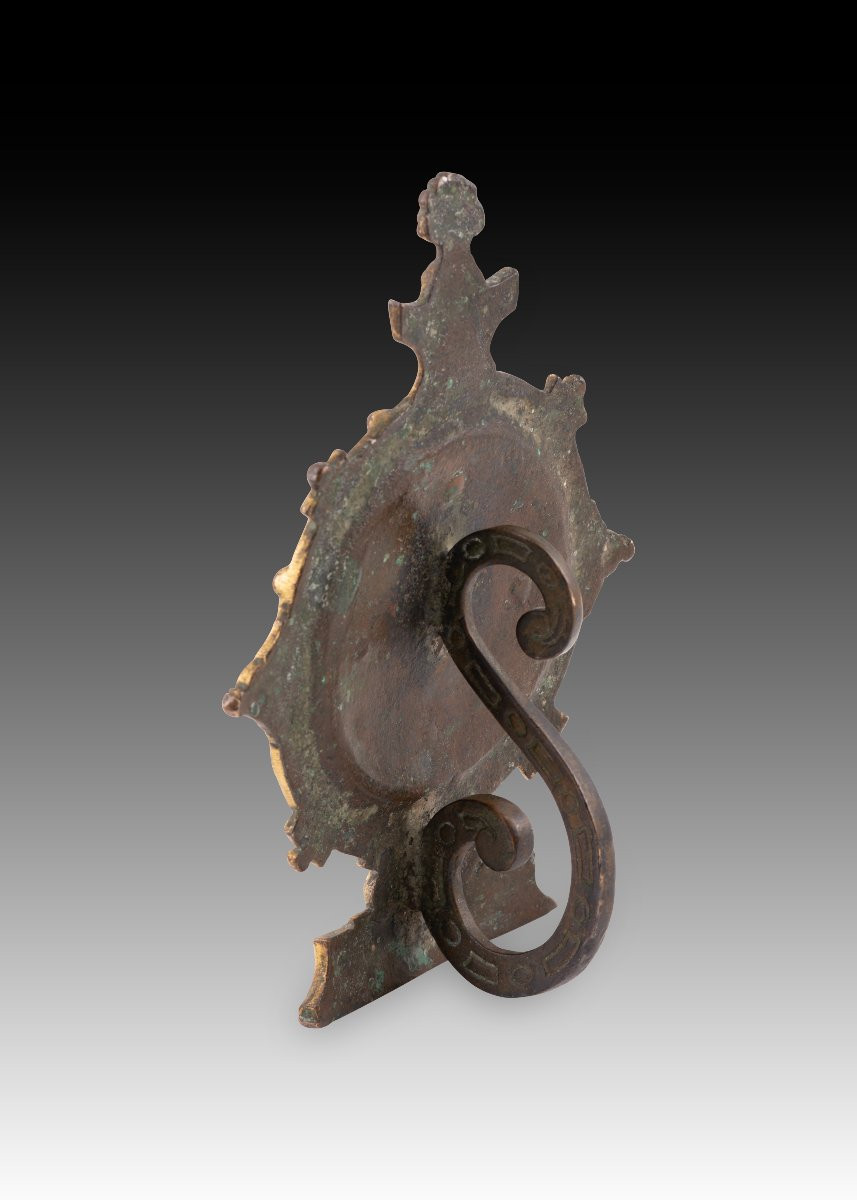Pax. Bronze. Spanish School, 16th Century.  -photo-1