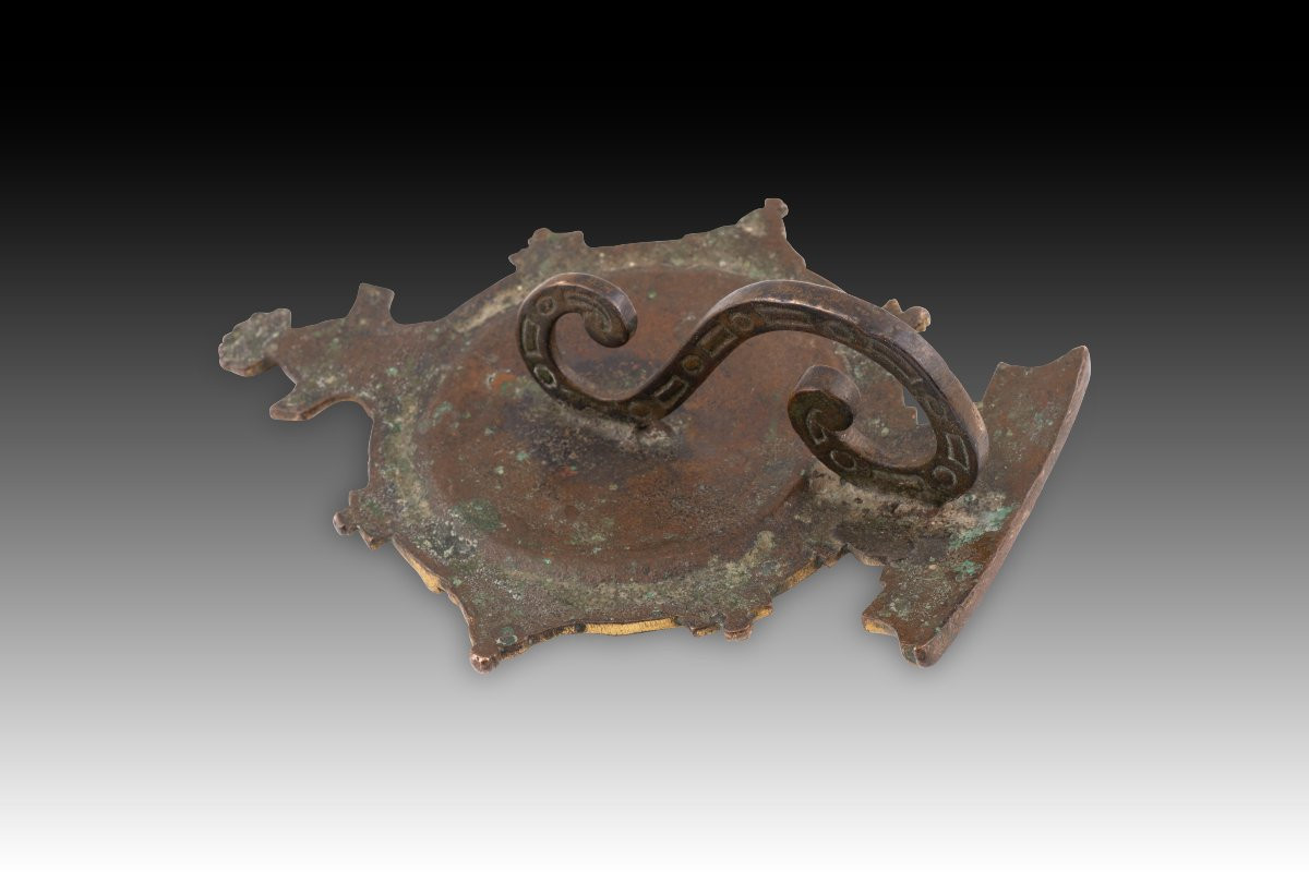 Pax. Bronze. Spanish School, 16th Century.  -photo-2