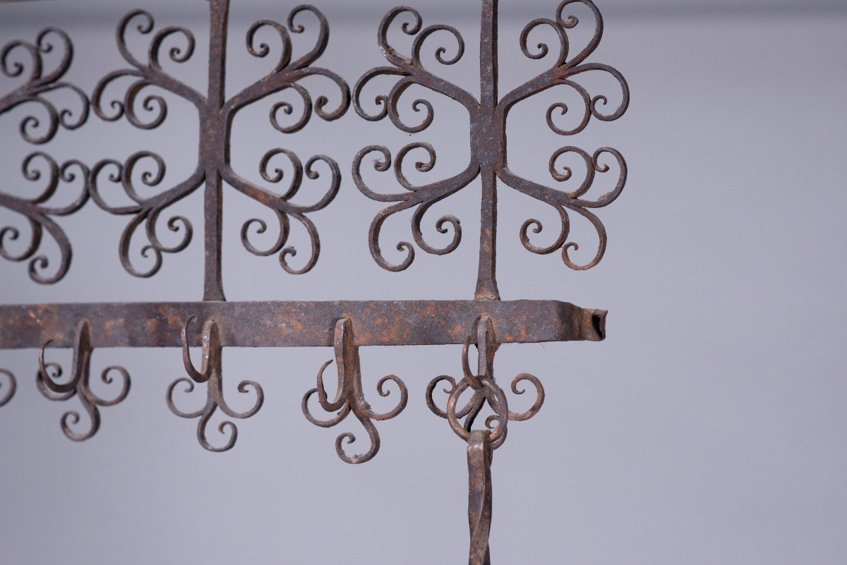 Espetera. Wrought Iron. 19th Century.-photo-1