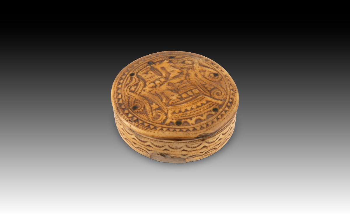 Shepherd's Box. Horn, Wood, Metal. Spain, 1788. -photo-2