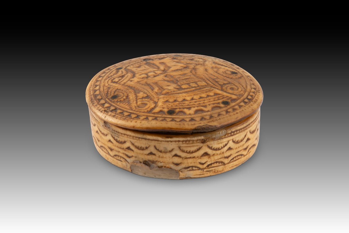 Shepherd's Box. Horn, Wood, Metal. Spain, 1788. -photo-4
