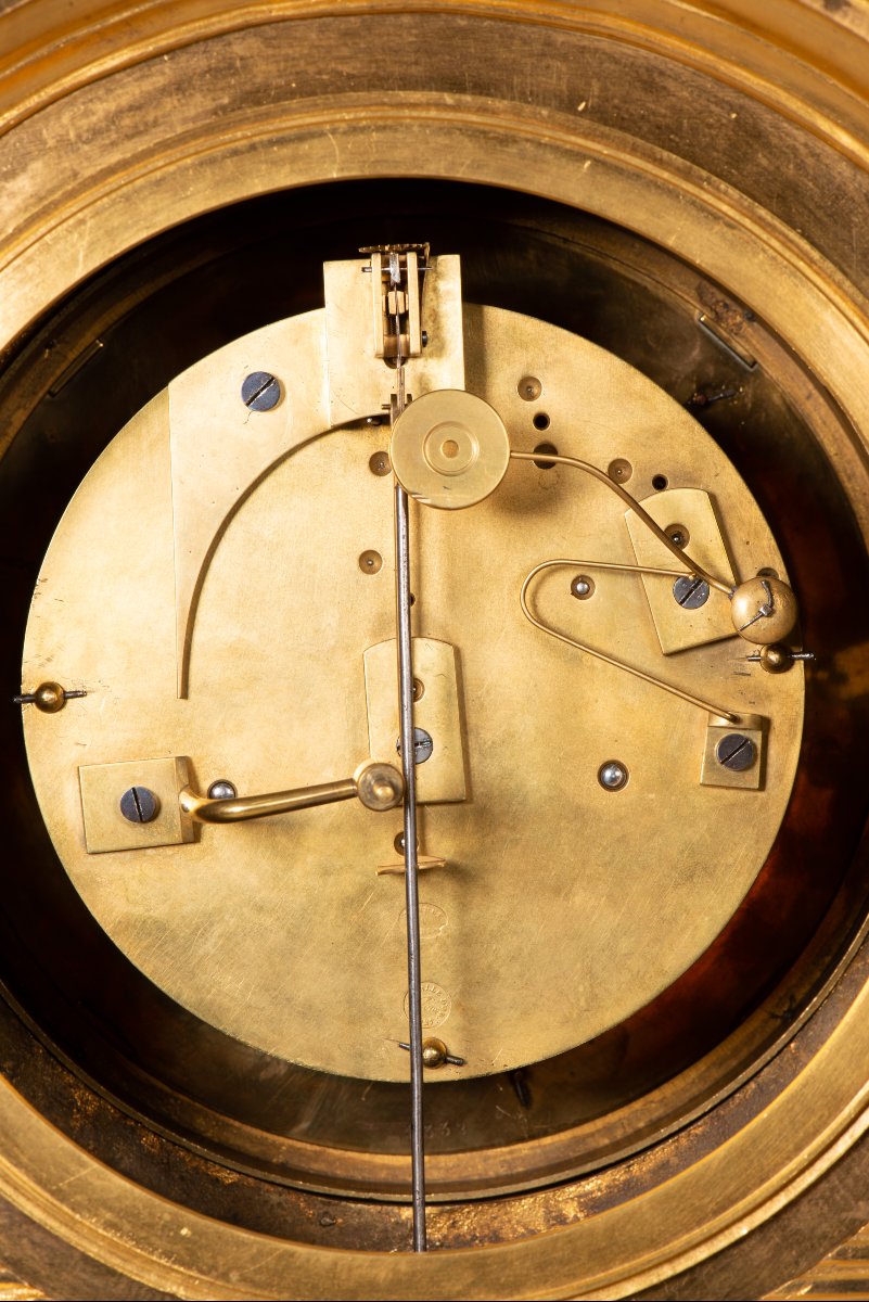 Louis XVI-style Table Clock.  French School, Honoré Pons And Louis-auguste Marquis.-photo-1