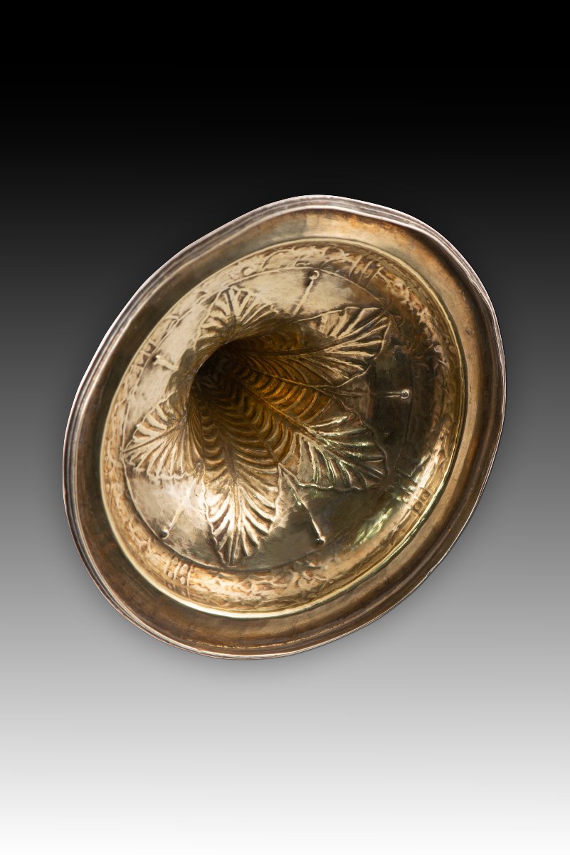Lid For A Pyx Or Chalice. Silver. 16th Century.-photo-2