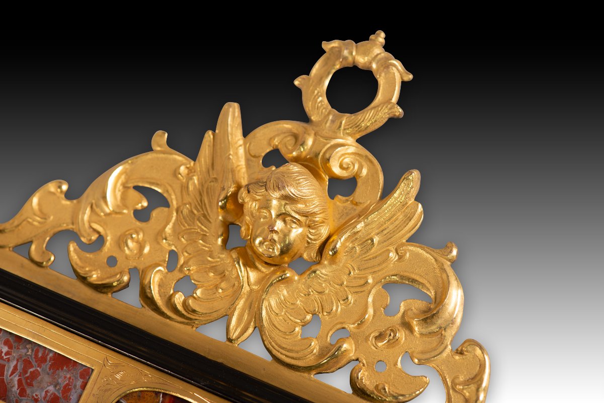 Cadre-reliquaire avec miniature représentant le « Mariage mystique de sainte Catherine ». -photo-7