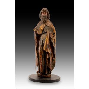  Saint-André. Bois sculpté et polychrome. XVIe siècle. 