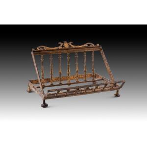 Lutrin de table de Garcilaso de la Vega. Espagne, fer forgé, vers le premier tiers du XVIe s.