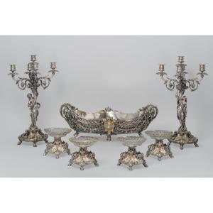 Ensemble de table « Surtout ». Date : vers 1900. Auteur : Émile Froment-Meurice .