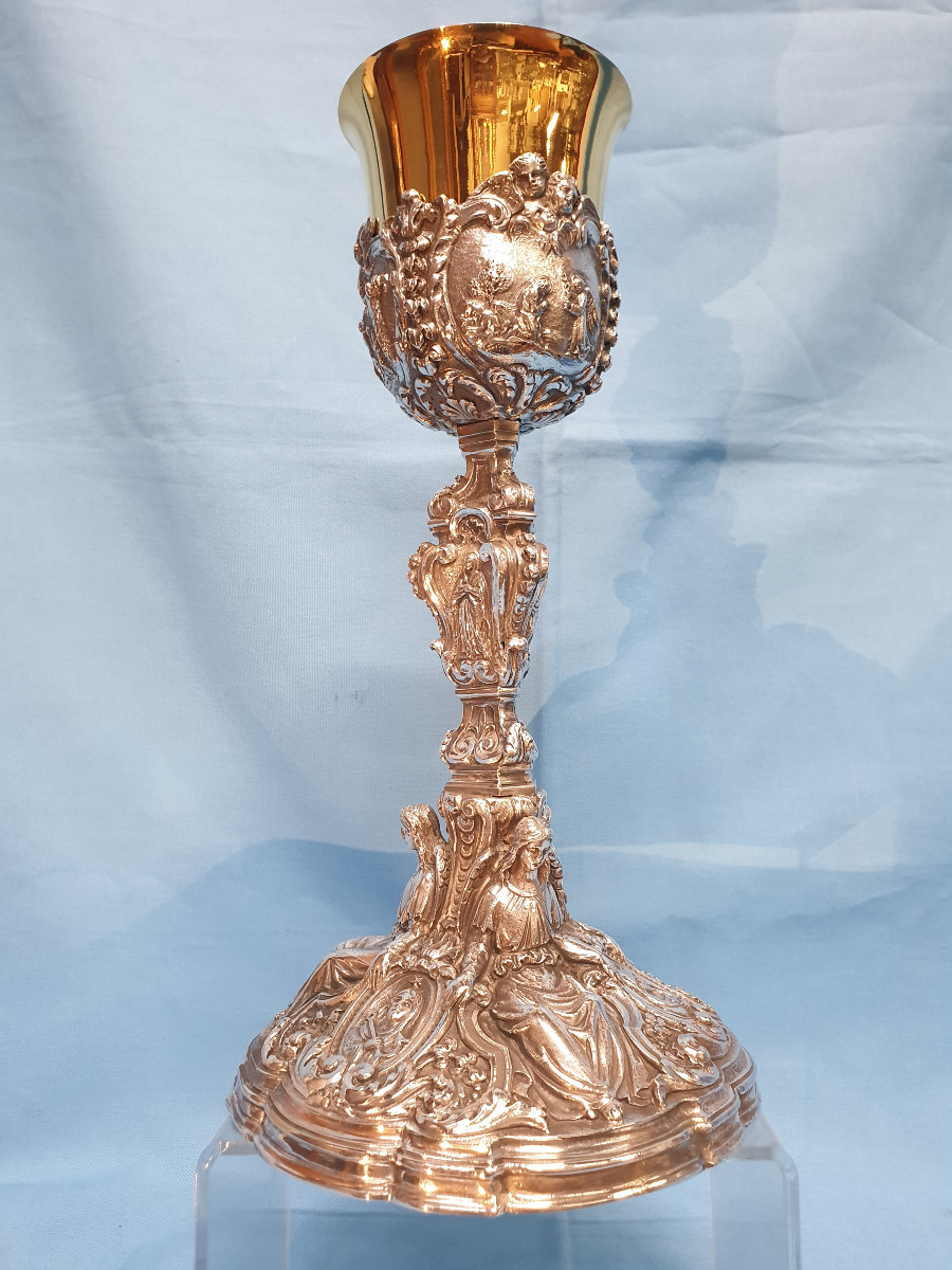 A Silver Chalice. Italy, Probably Papal States, 18th Century-photo-4