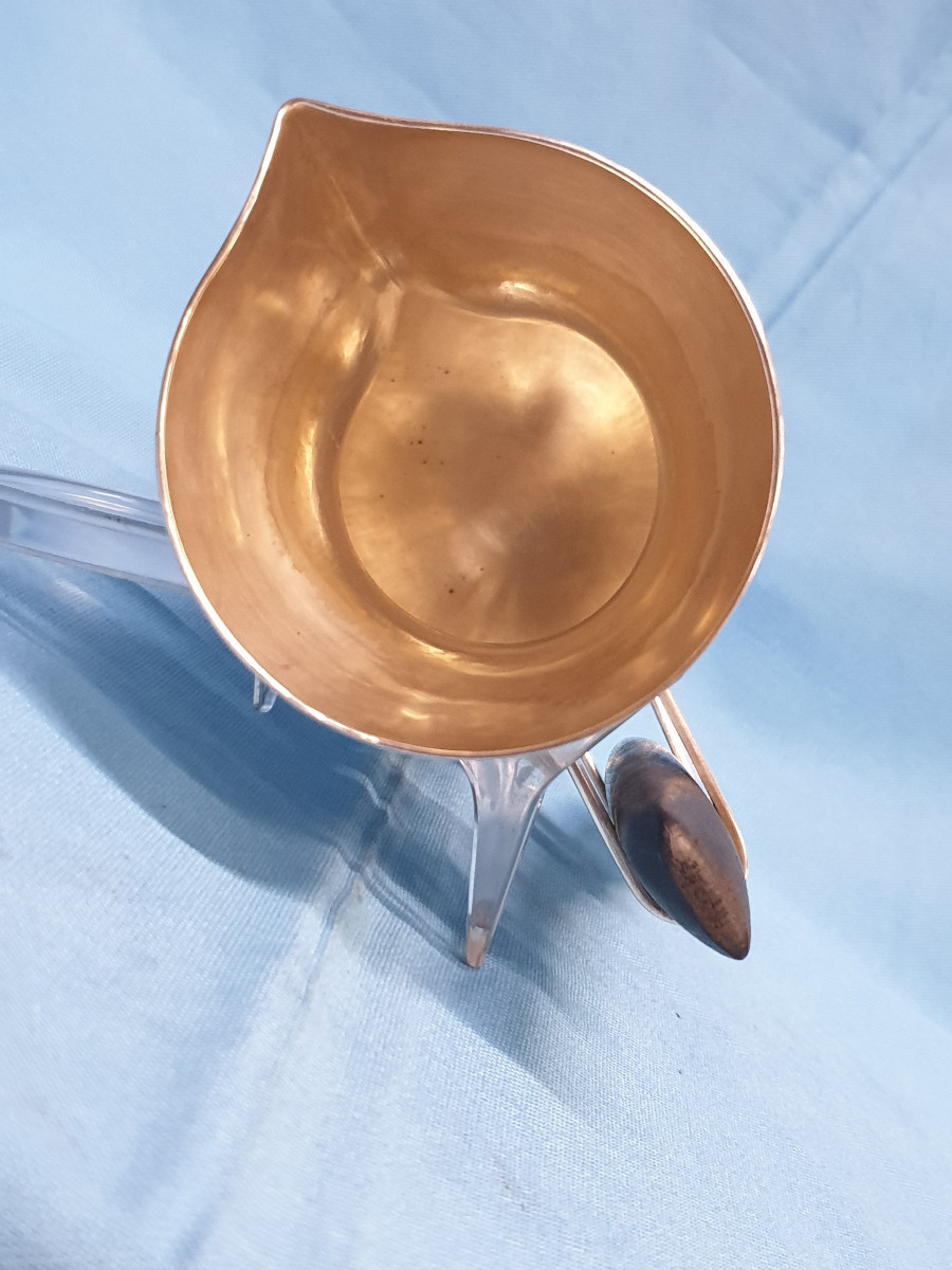 A Sterling Silver Jug. Italy, Padua, 20th Century, Silversmith Zanetto Studio-photo-7