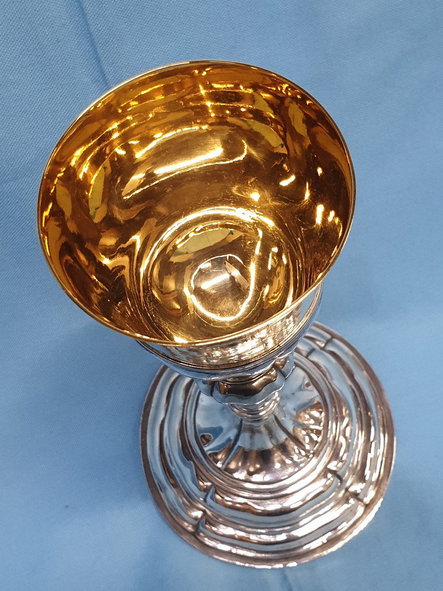 A Silver Chalice. Italy, Emilian Area (parma), Late 18th  Early 19th Century-photo-5